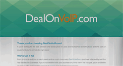 Desktop Screenshot of dealonvoip.com